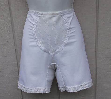 Vintage 60s Subtract Elite White High Waisted Panty Girdle