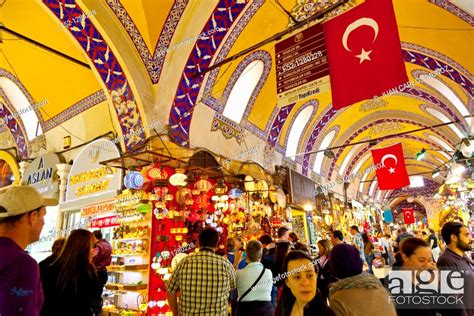 The Grand Bazaar Istanbul Turkey Stock Photo Picture And Rights