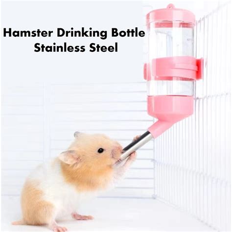 Hamster Drinking Bottle Stainless Steel Small Pet Water Bottle Hamster