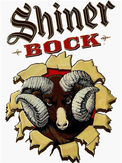 Shiner Bock Beer Shiner Texas Logo Sticker For Sale By Kevinemayer