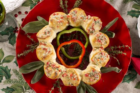 Serve sliced thin with cream cheese. Parmesan Bread Wreath | MrFood.com