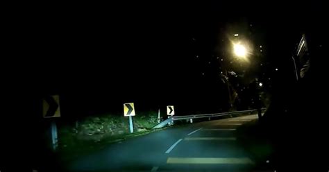 Driver Freaks Out After Spotting Ghostly Figure In Middle Of Road And