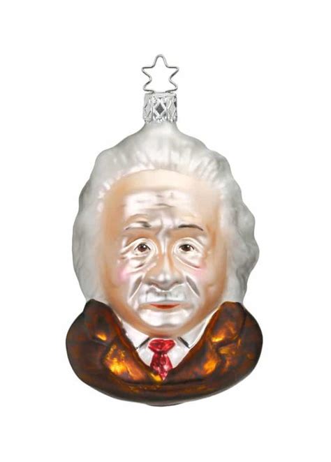 Albert Einstein Glass Ornament 115 Cm Wiener Christmas Salon