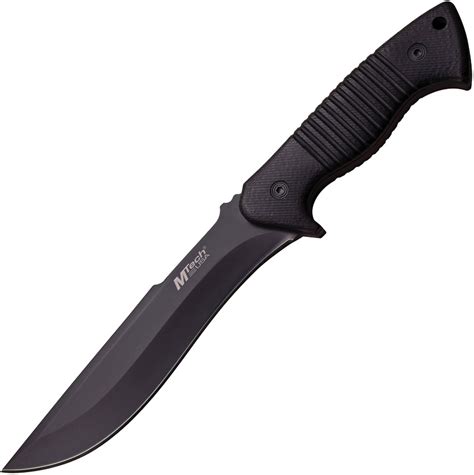 Mt2073bw Mtech Fixed Blade Knife Black Pakkawood