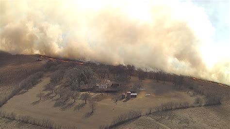 Brush Fires Scorch Hundreds Of Acres In North Texas