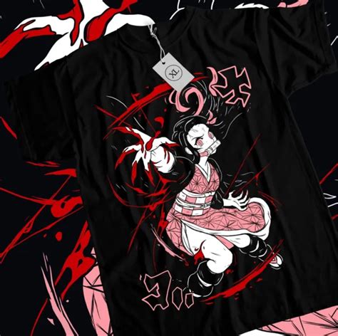 Nezuko T Shirt Demon Slayer Kokushibo Kimetsu No Yaiba Tanjiro Shirt