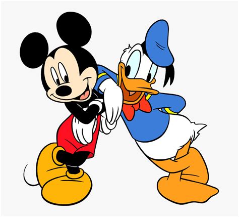 Free Download Clip Art Mickey Mouse And Donald Duck Clipart Hd Png