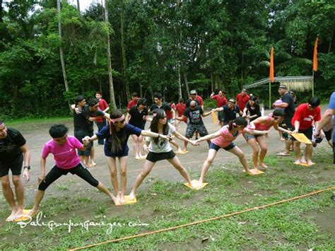 Area Budaya Stepping Mat Games Bali Garden Team Building Programs