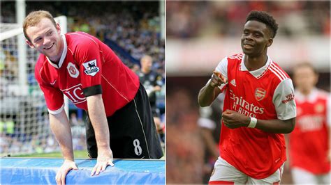 Bukayo Saka Cannot Hold A Torch To Wayne Rooney As Arsenal Academy