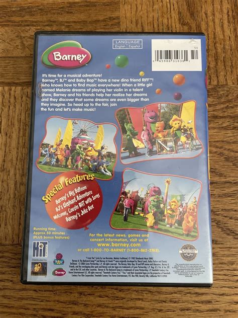Barney Lets Make Music Dvd Dvds Blu Ray Discs