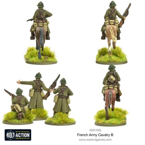 Warlord Games French Army Cavalry B 1 332in Bolt Action Wwii Cavalry