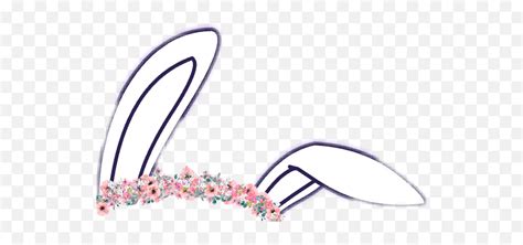 Gacha Bunny Ears Flowers Sticker By Blurry Flower Pngbunny Ears Png