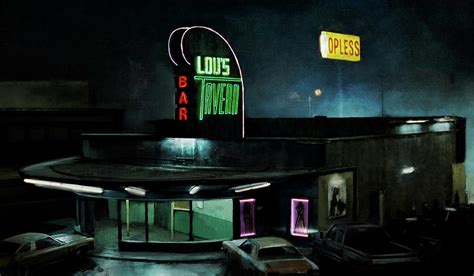 Lous Tavern Fight Club Painting By Joseph Oland Pixels