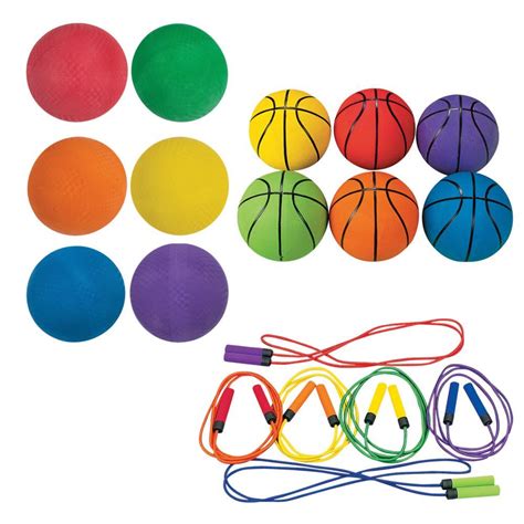 Playground Ball And Jump Rope Kit 24 Pc Oriental Trading