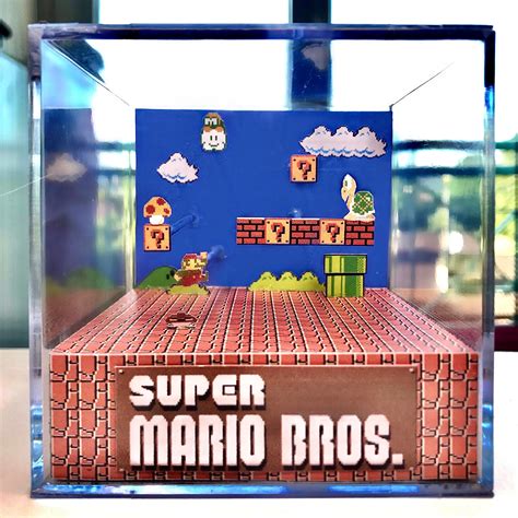 Diorama De Super Mario Bros 3 Papercraft Youtube