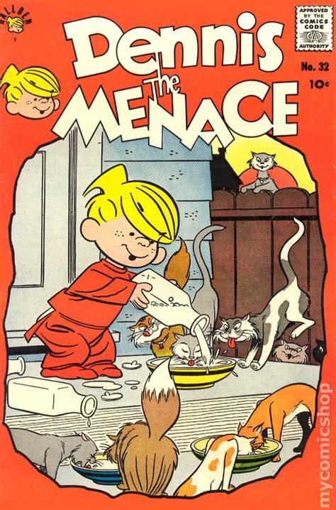 Dennis The Menace 32 Vintage Cartoon Vintage Comics Retro Poster