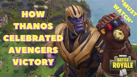 When Thanos Clicks His Fingers On Fortnite Thanos Fortnite Dance Emote