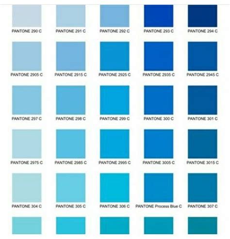 Pantone Blue Blue Paint Colors Blue Colour Palette Pantone Blue