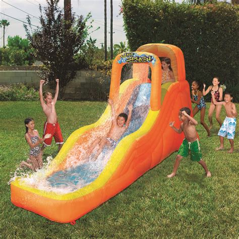 53 Best Photos Inflatable Backyard Water Slides Wham O Slip Nslide Wave Rider Double Backyard