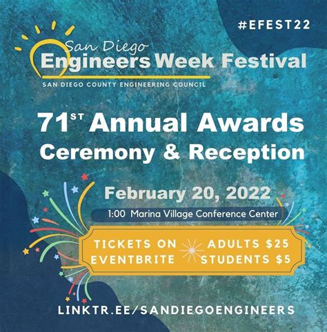 San Diego County Engineering Council Sdcec Engineers Week Awards