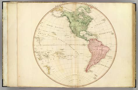 W Hemisphere David Rumsey Historical Map Collection