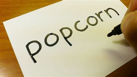 Check spelling or type a new query. Very Easy ! How to turn words POPCORN into a Cartoon ...