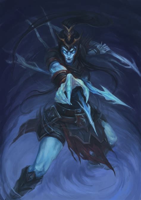 Artstation Kalista Nyampi Art League Of Legends Liga Legend Art