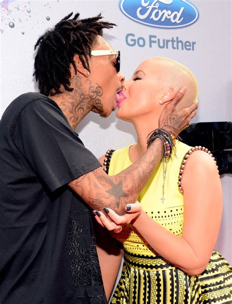 pictured wiz khalifa and amber rose best pictures from the bet awards popsugar celebrity uk
