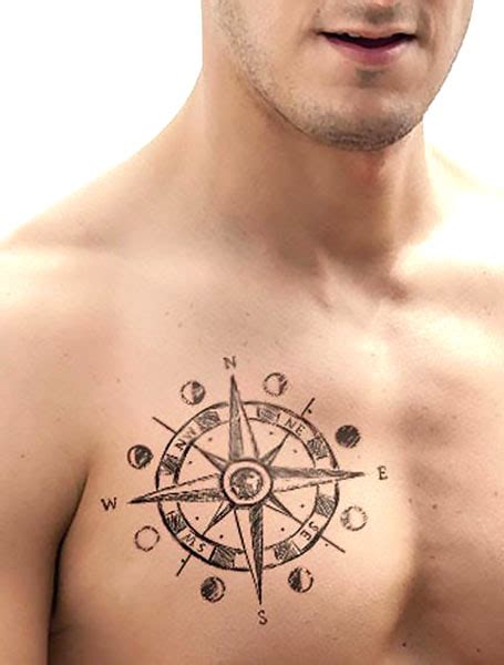 20 Cool Compass Tattoos For Men The Trend Spotter Subminimal