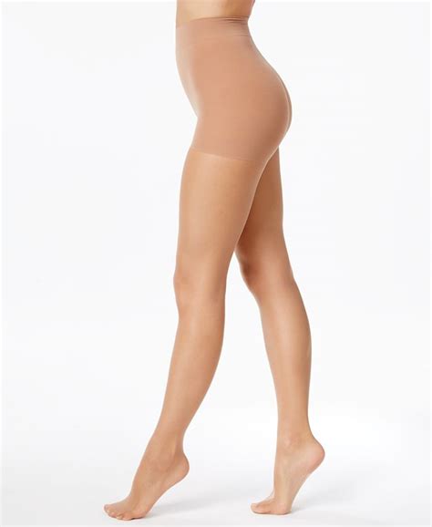 Hanes Perfect Nudes Run Resistant Tummy Control Girl Short Pantyhose And Reviews Shop Tights