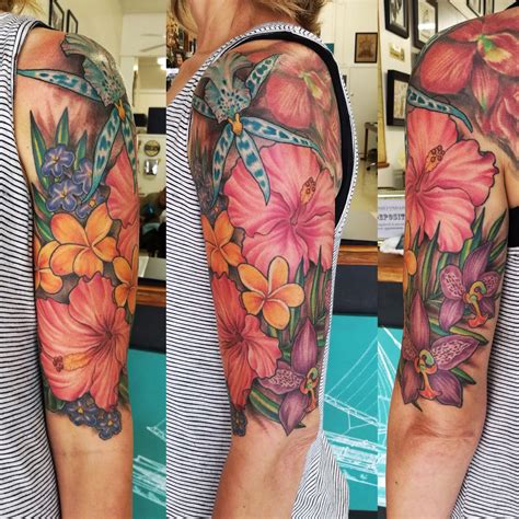Update 70+ hawaiian floral tattoos - in.eteachers