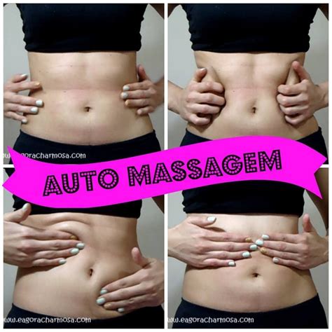 auto massagem no abdômen reduzindo medidas massagem para perder barriga auto massagem