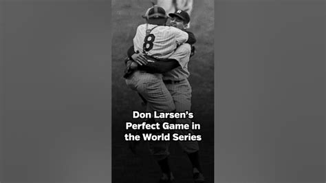 Oct 8 1956 Don Larsen Of The Yankees Pitches The First Perfect Game In World Series History