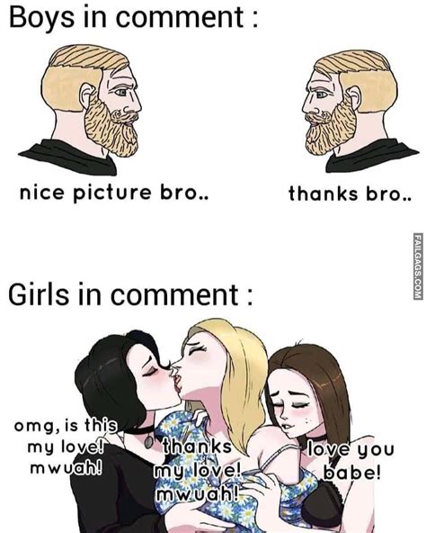 Babes Vs Girls In Comment Funny Memes R Failgags