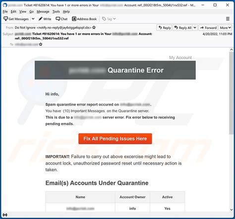Spam Quarantine Inbox Email Scam Removal And Recovery Steps Updated
