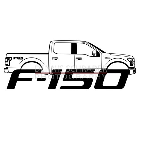 Ford F 150 Truck Graphic Art Stencil Digital Download — Dennis Schrader