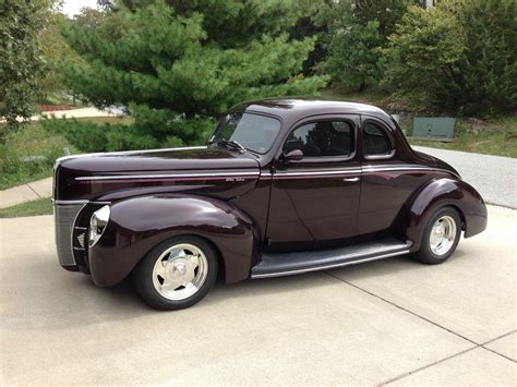 1940 Ford Coupe Deluxe 5 Window Opera Street Rod Fresh From The Auto