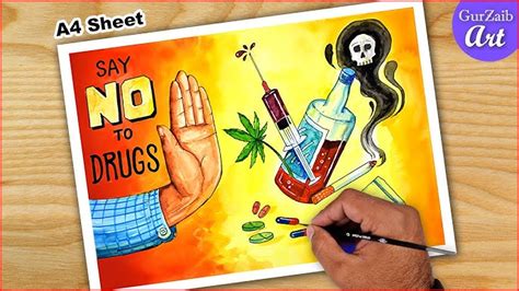 Drugs Drawing Poster