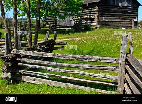 Farm Split Rail Fence Stock Photos And Farm Split Rail Fence Stock Images