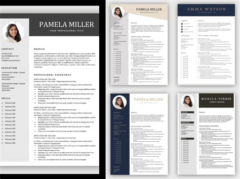 Address ∙ phone number ∙ email address. One Page Simple Resume Templates