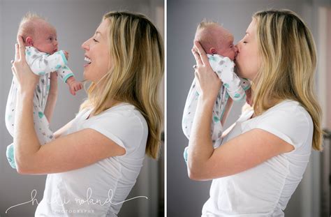 Newborn Lifestyle Photo Session Mom And Son Pa