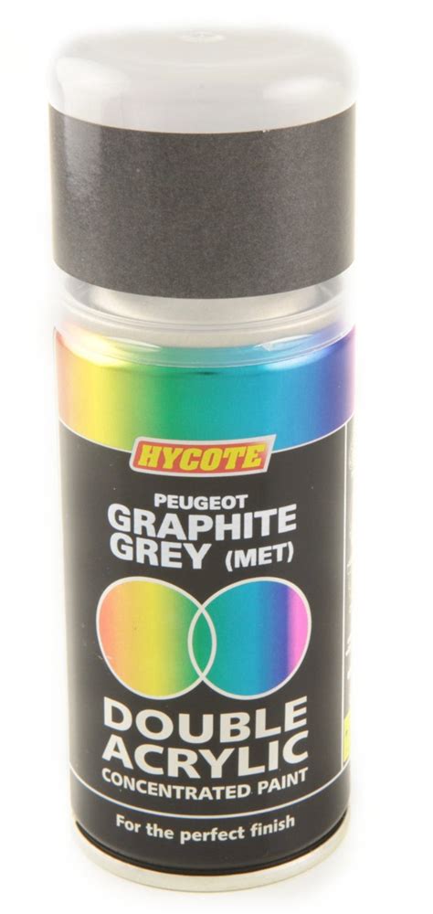 Hycote Peugeot Graphite Grey Metallic Double Acrylic Spray Paint 150ml