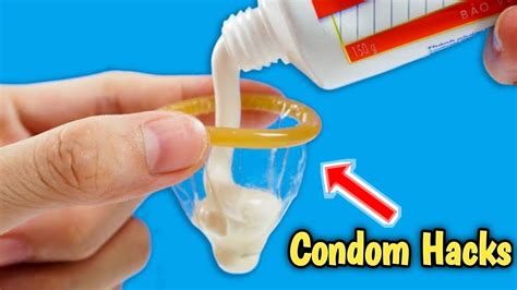 How To Use Condom Condom Life Hacks Condon Tricks Best Condom Black Craft Youtube