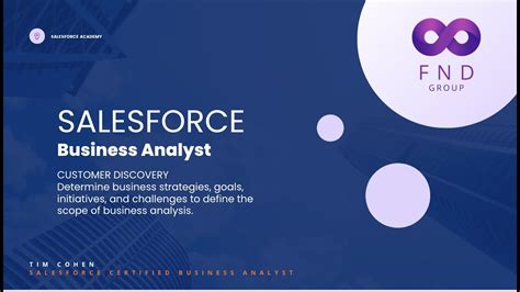Customer Discovery Part 1 - Salesforce Business Analyst Certification