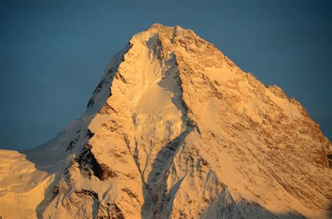 14 K2 North Face Close Up At Sunset From K2 North Face Intermediate