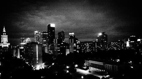 Fotos Gratis Horizonte En Blanco Y Negro Noche Fotografía Ciudad