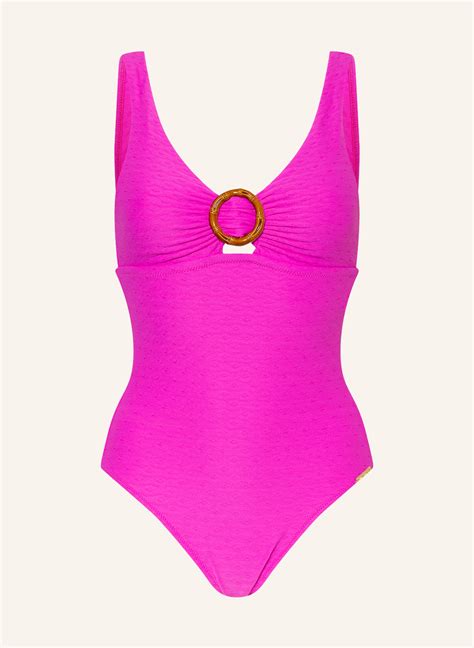 Watercult Swimsuit Bamboo Solids In Pink Breuninger