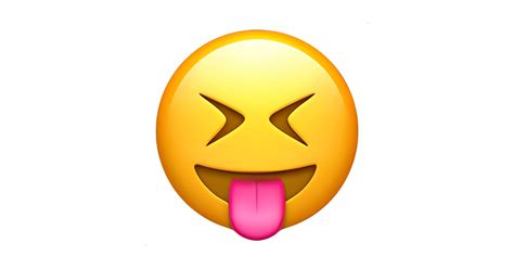 😝 Cara Sacando La Lengua Y Con Los Ojos Bien Cerrados Emoji — Significado Copiar Y Pegar