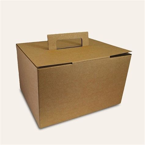 Cardboard Box With Handle Carry Handle Cartons Wecustomboxes