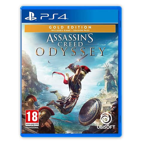 Buy Ps4 Assassin Creed Odyssey Gold Edition Game Online In Uae Sharaf Dg